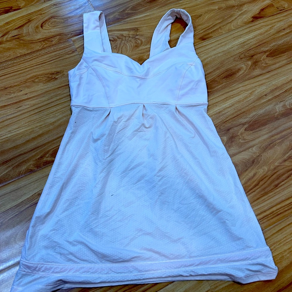 Lululemon, Light Pink, Sleeveless,  Drawstring, Loose Waist, sweetheart neckline
